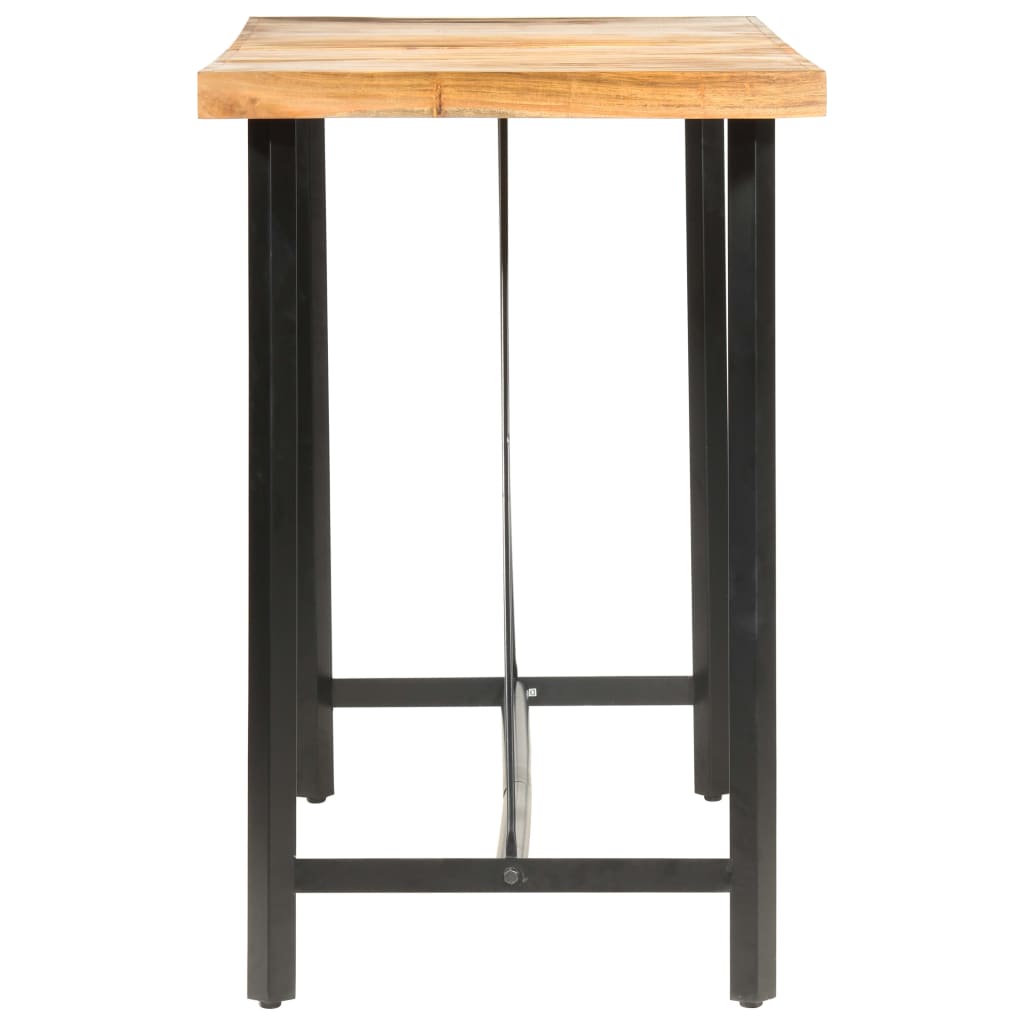 Bar table, acacia wood, 180x70x107 cm