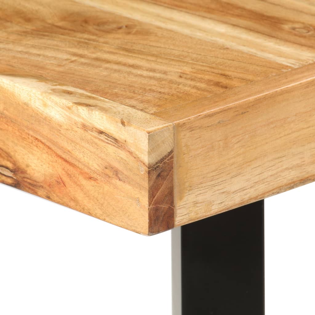 Bar table, acacia wood, 180x70x107 cm
