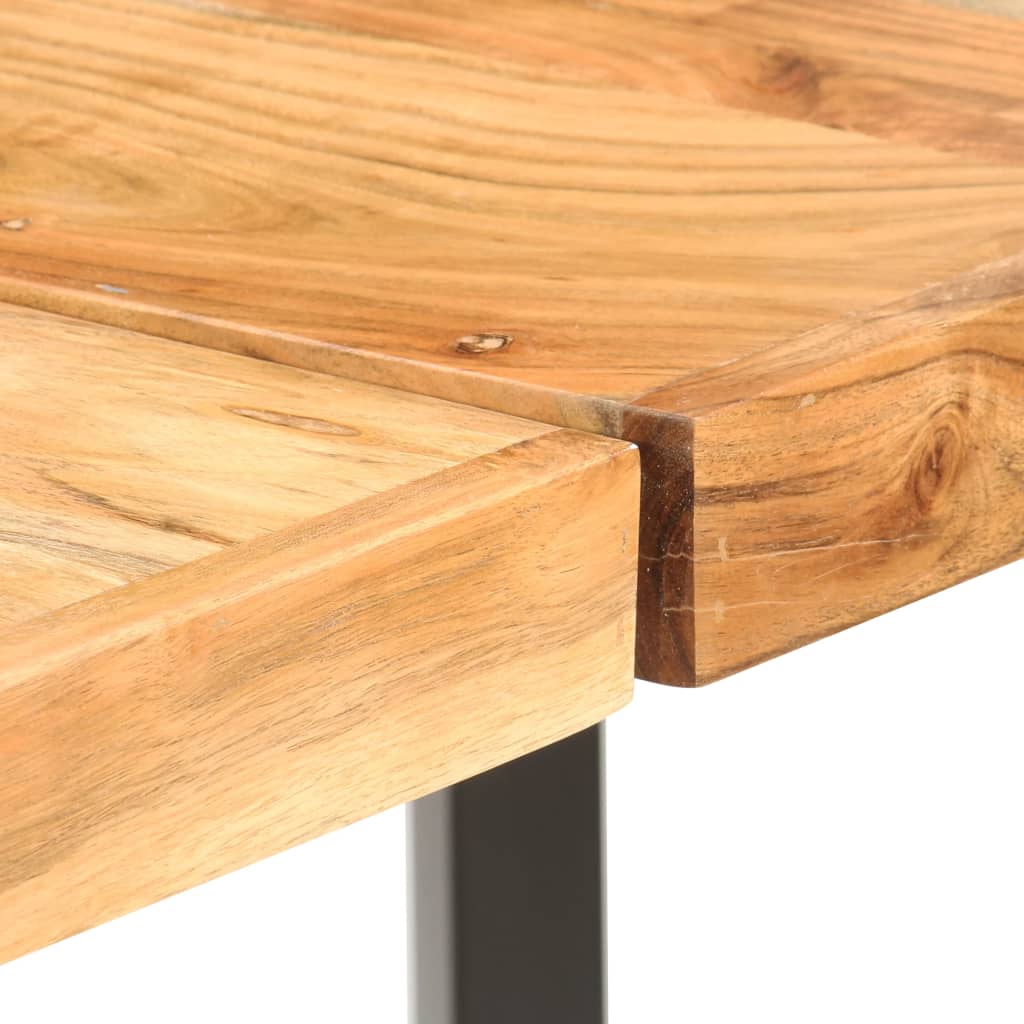 Bar table, acacia wood, 180x70x107 cm