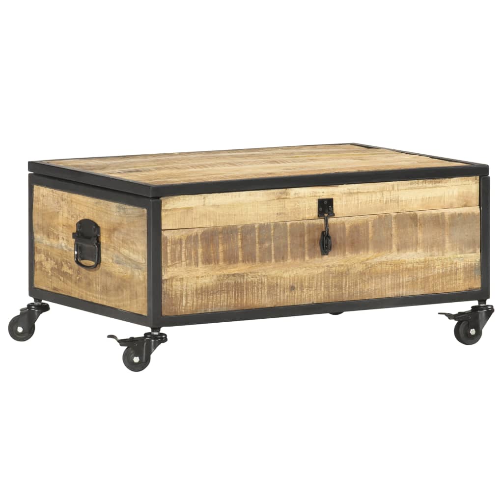 Coffee table, 70x50x33cm, solid mango wood