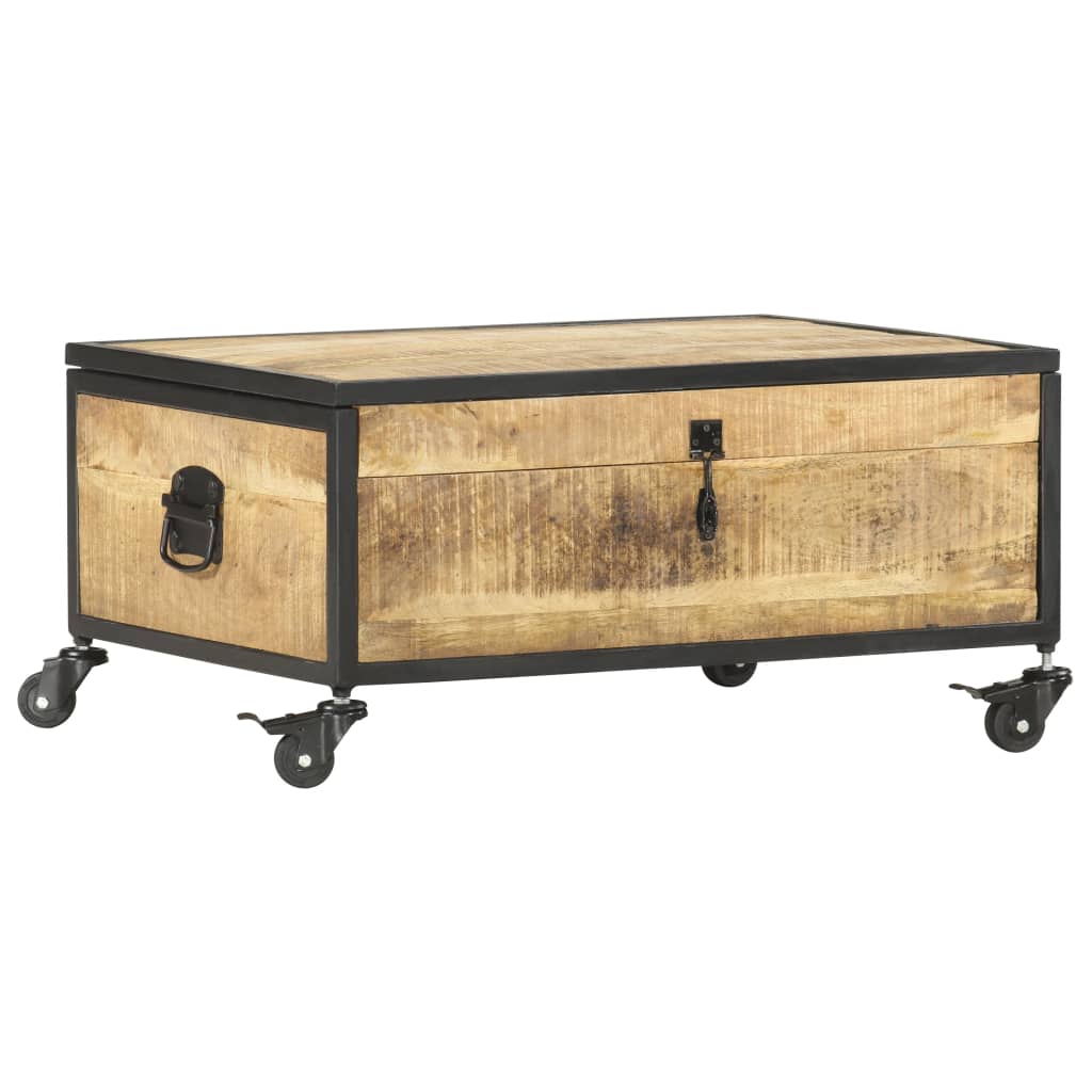 Coffee table, 70x50x33cm, solid mango wood