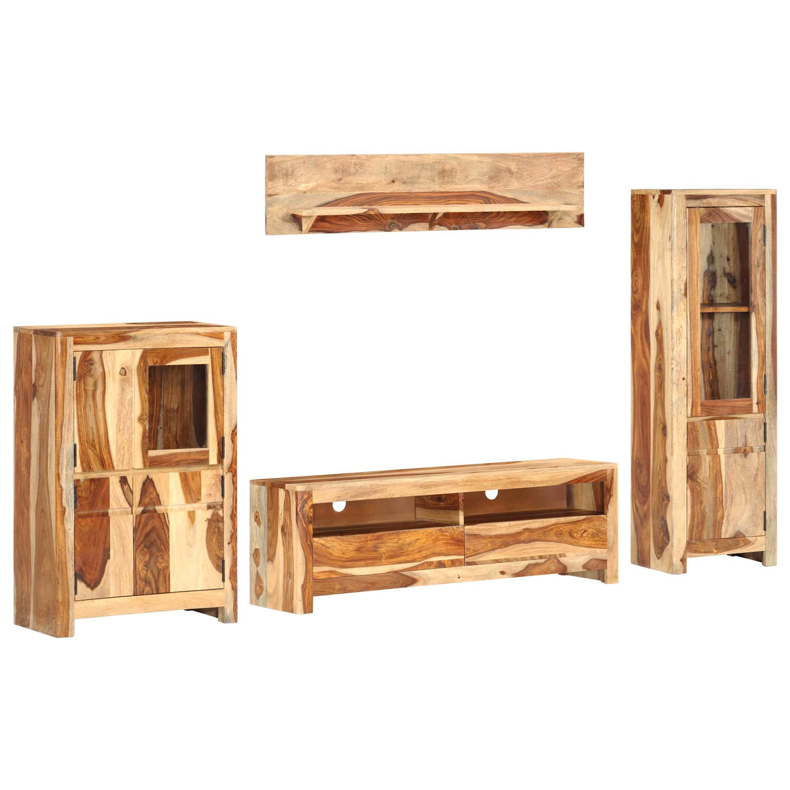 TV komplektas su stalčių Ruda 120 x 30 x 39 cm Medis