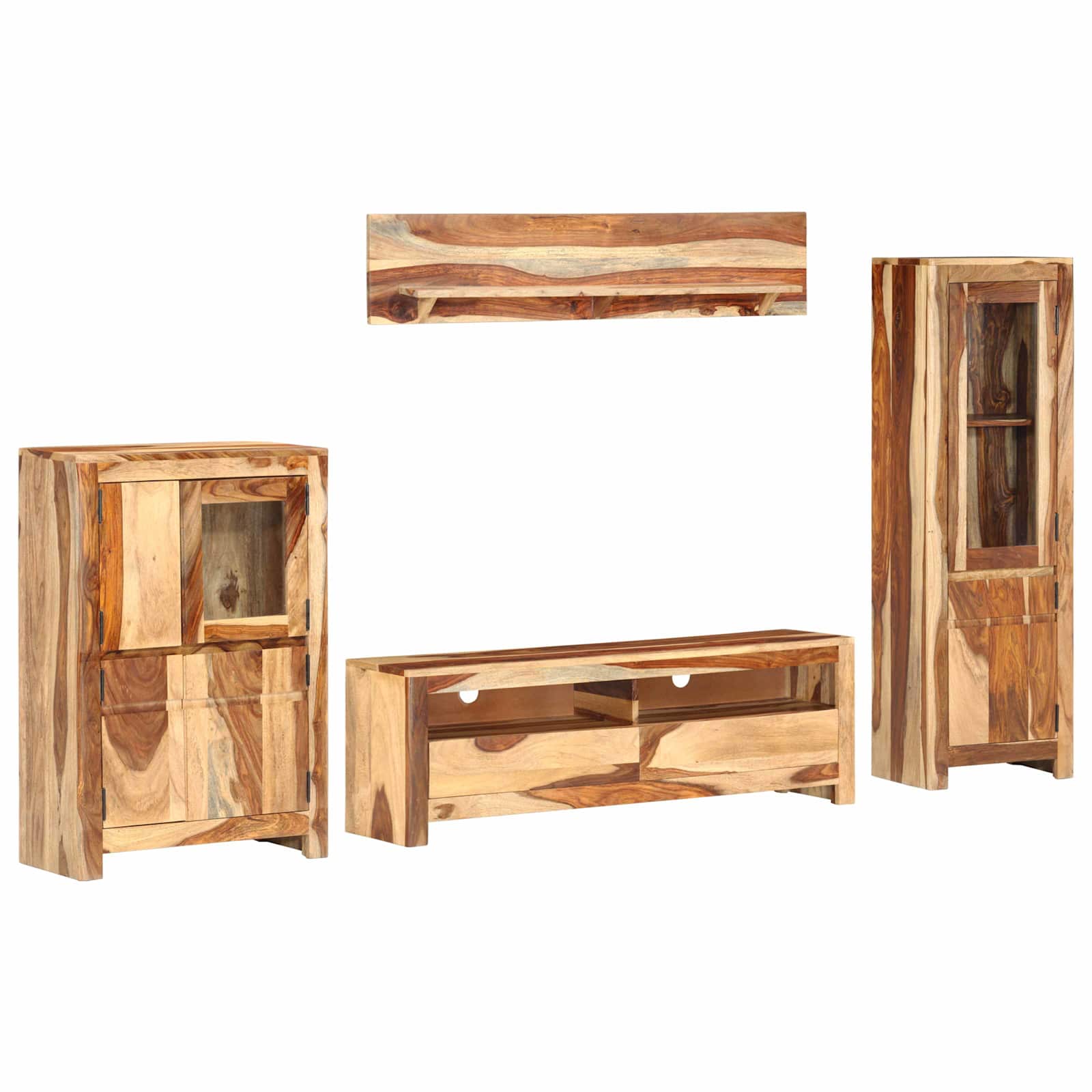 TV komplektas su stalčių Ruda 120 x 30 x 39 cm Medis