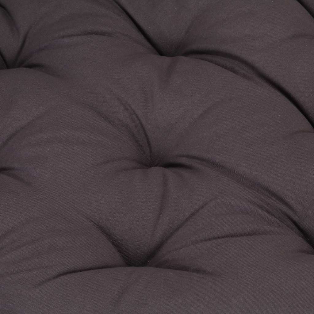Pallet/floor cushion, anthracite, 120x80x10cm, cotton