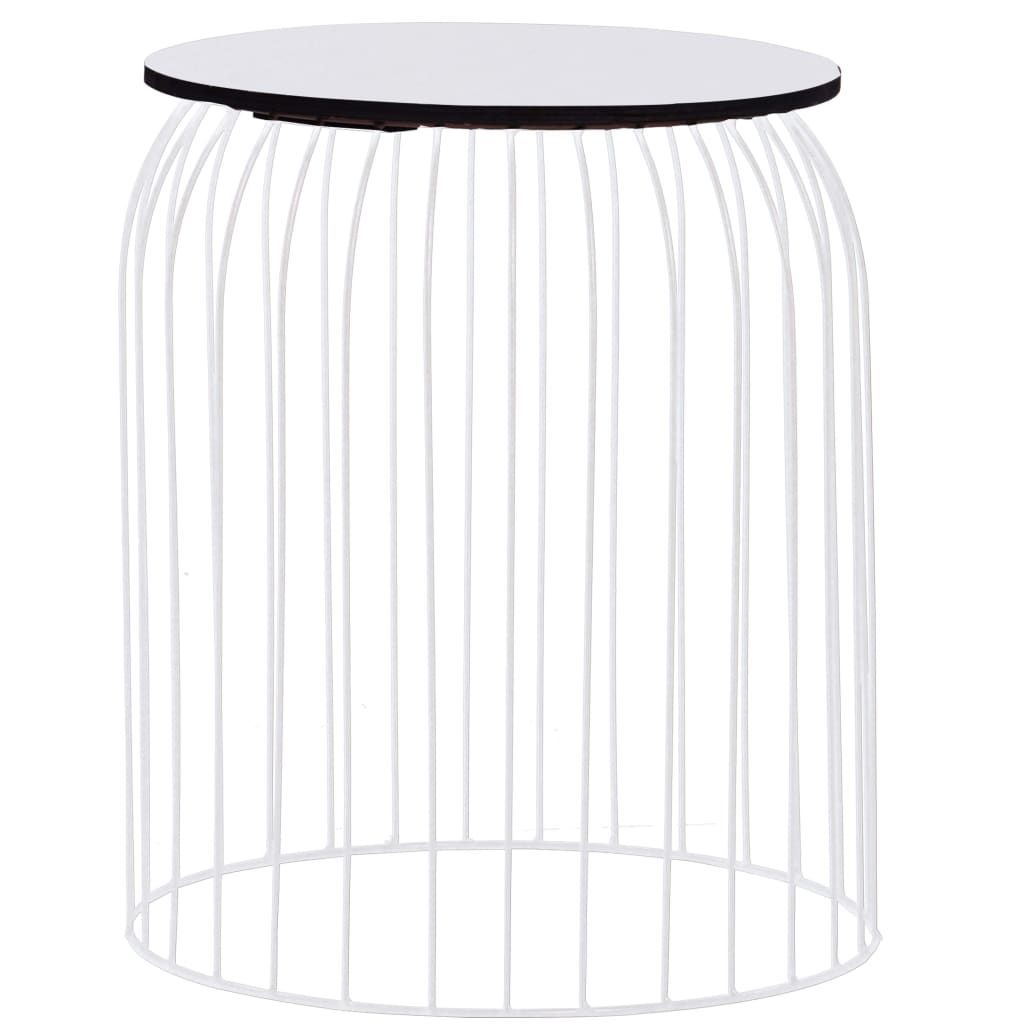 Coffee tables, 3 pcs., white