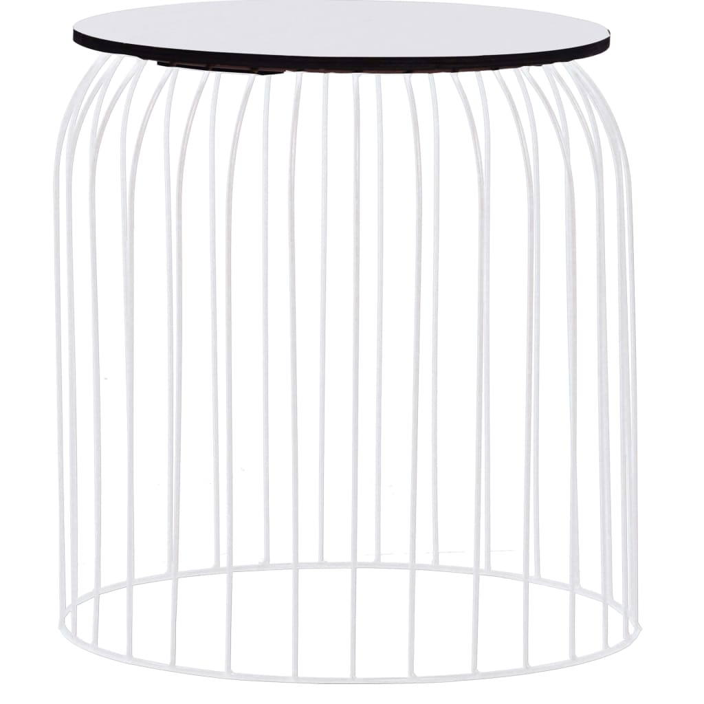 Coffee tables, 3 pcs., white