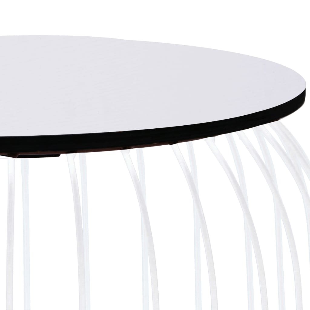 Coffee tables, 3 pcs., white