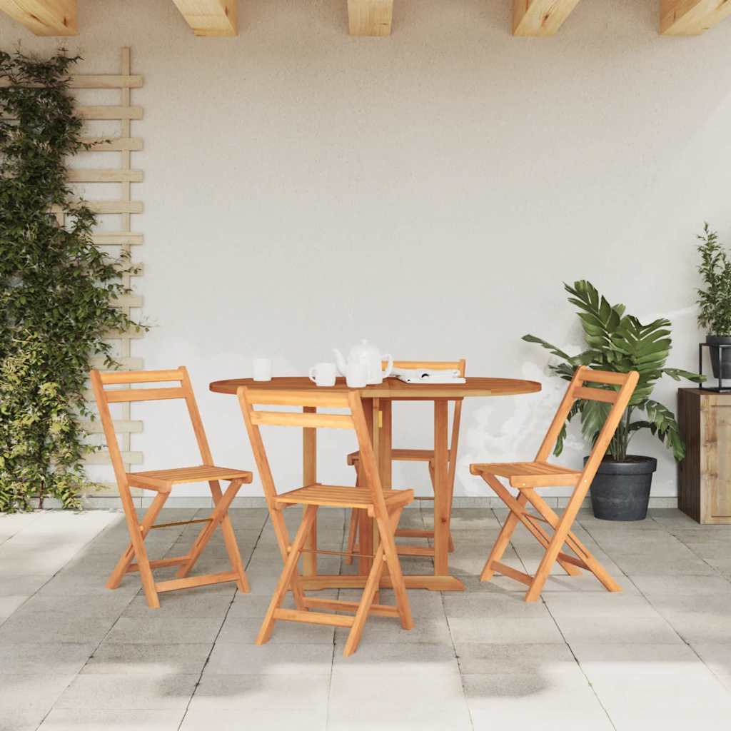 Folding garden table, 120x70x75cm, solid teak