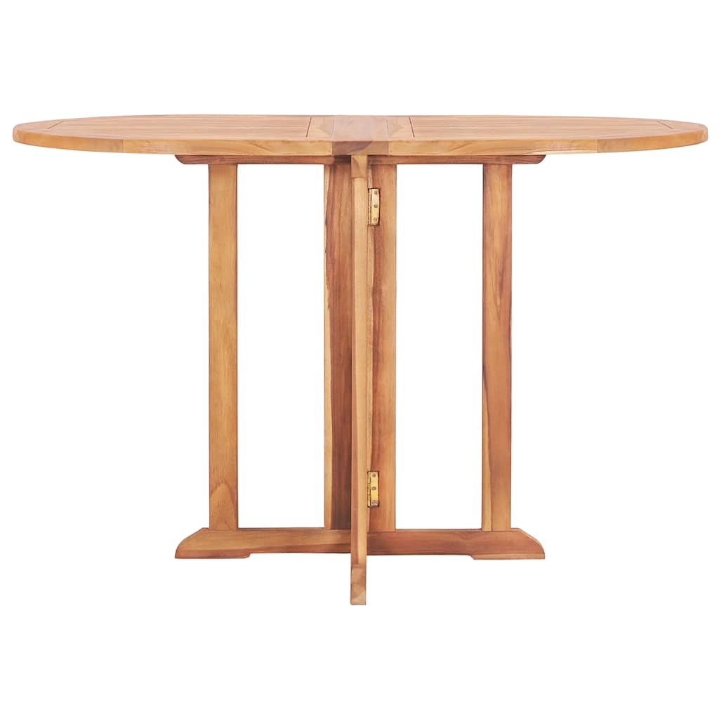 Folding garden table, 120x70x75cm, solid teak