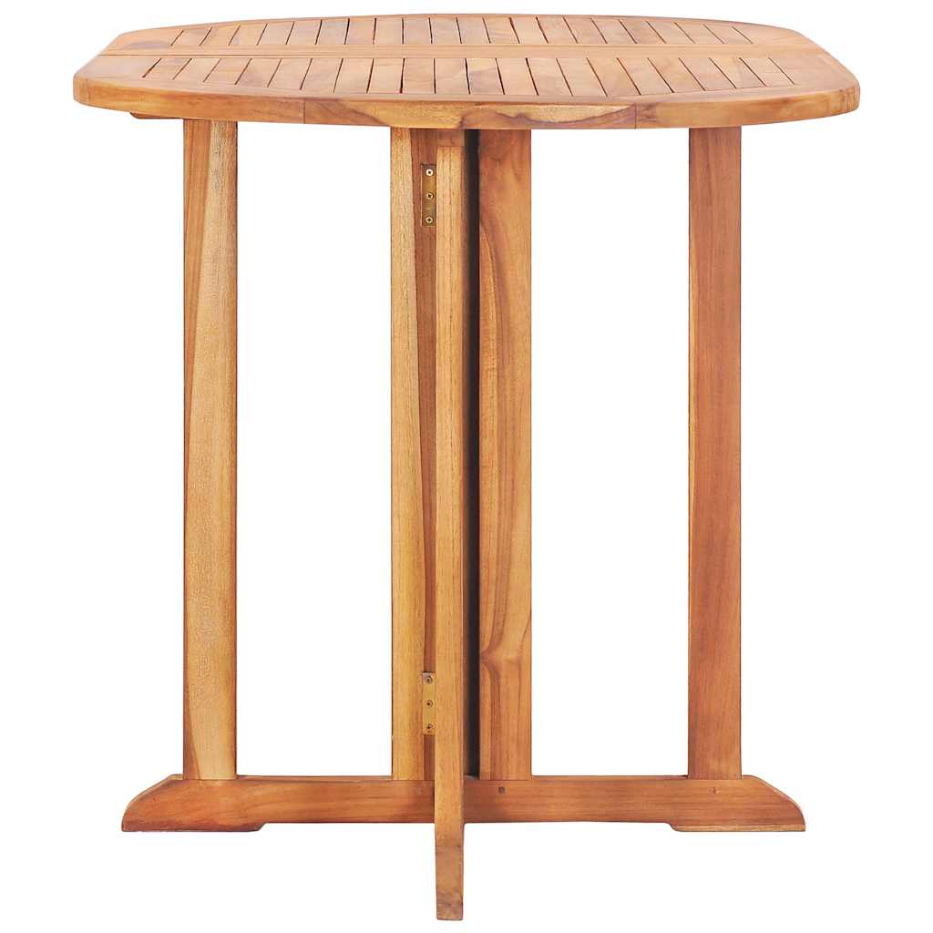 Folding garden table, 120x70x75cm, solid teak