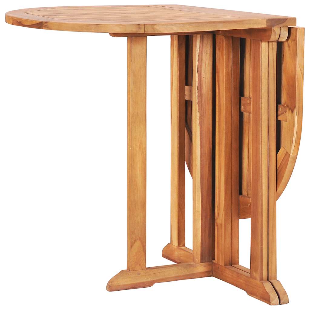 Folding garden table, 120x70x75cm, solid teak