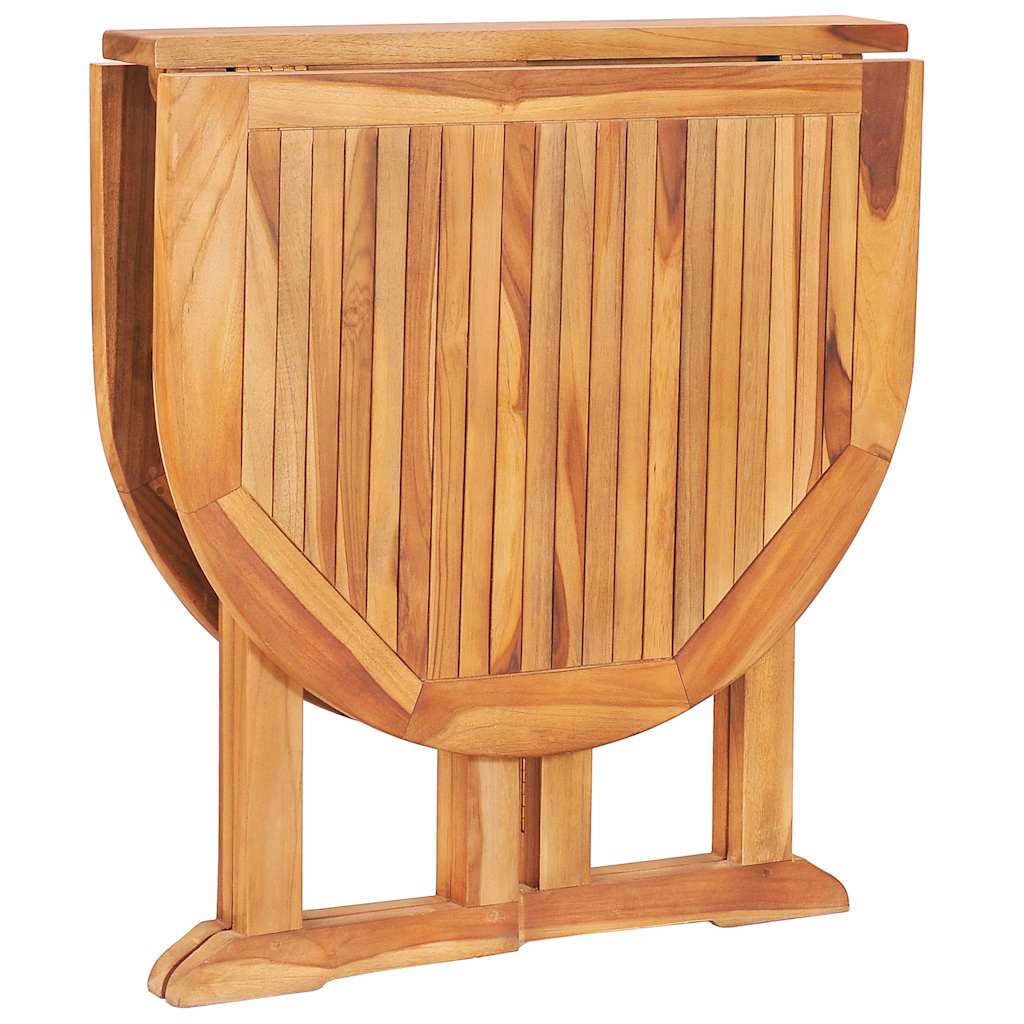 Folding garden table, 120x70x75cm, solid teak