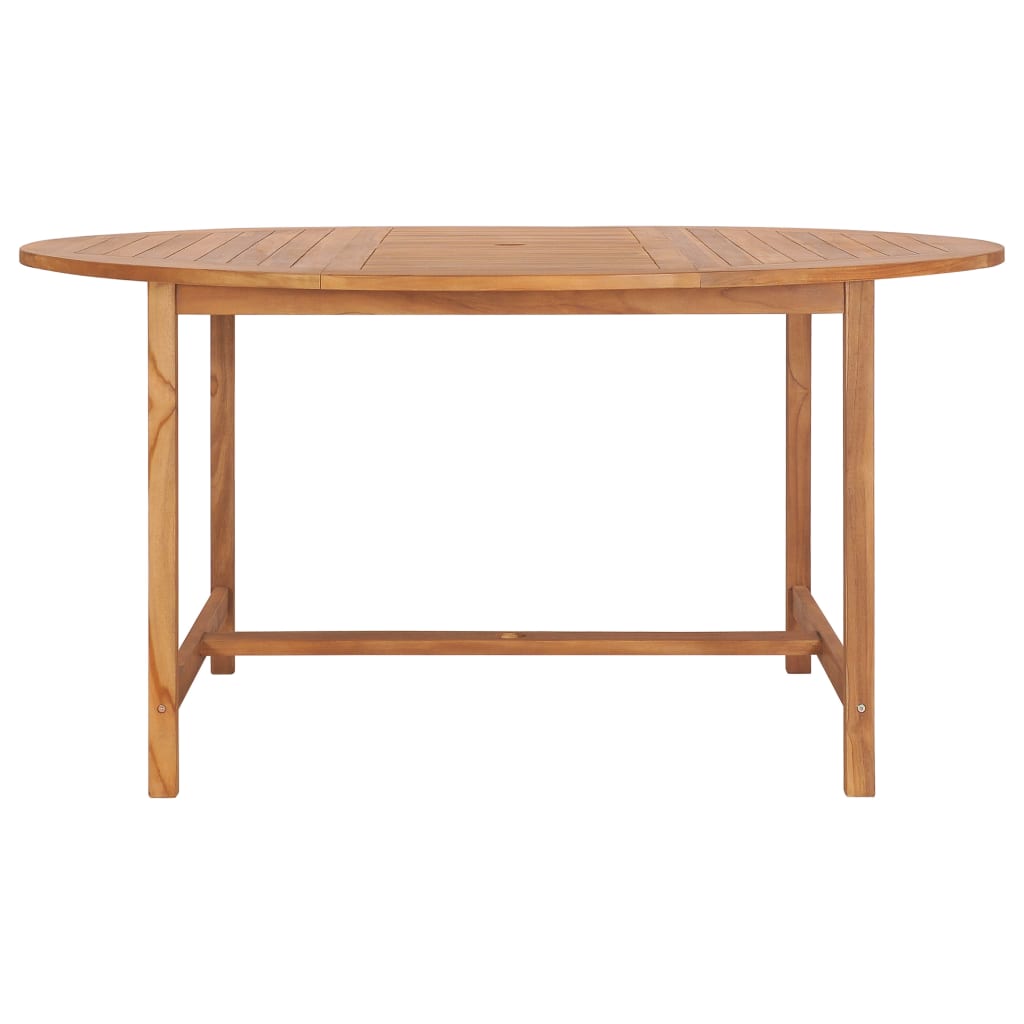 Garden table, 150x76cm, solid teak wood