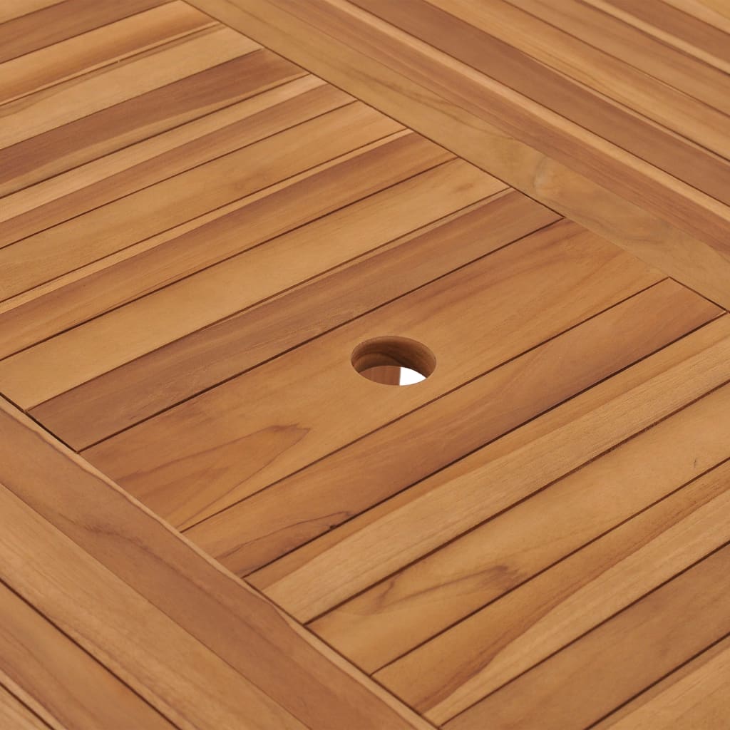 Garden table, 150x76cm, solid teak wood