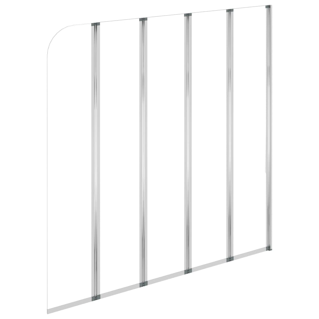 Shower screen, clear, 120x140cm, tempered glass