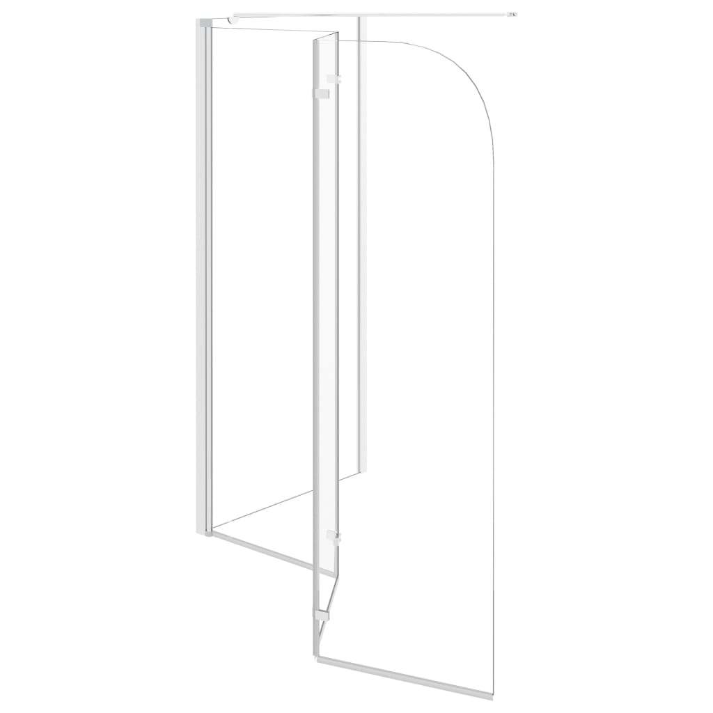 Vonios pertvara, skaidri, 120x69x130cm, grūdintas stiklas
