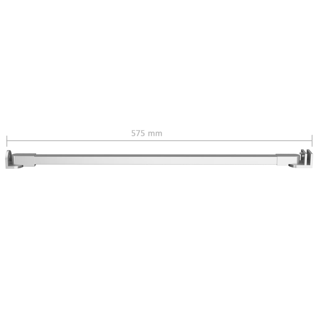 Shower screen support bar, stainless steel, 57.5cm