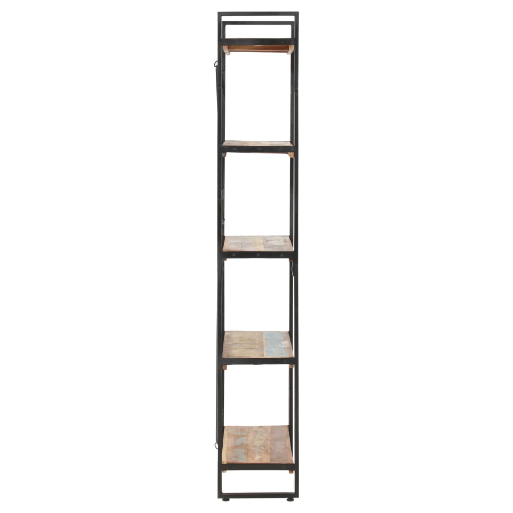 Bookcase, 5-tier, 140x30x180cm, solid wood