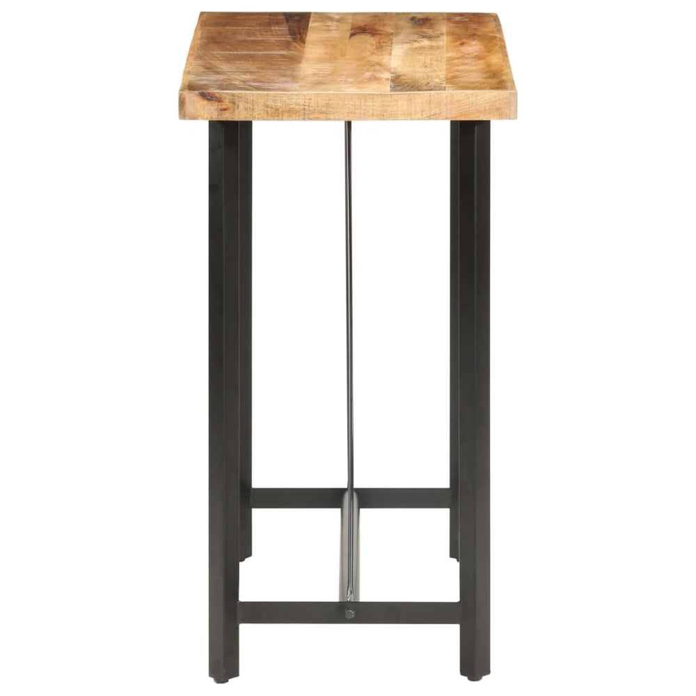 Bar table, 120x58x107cm, rough mango wood