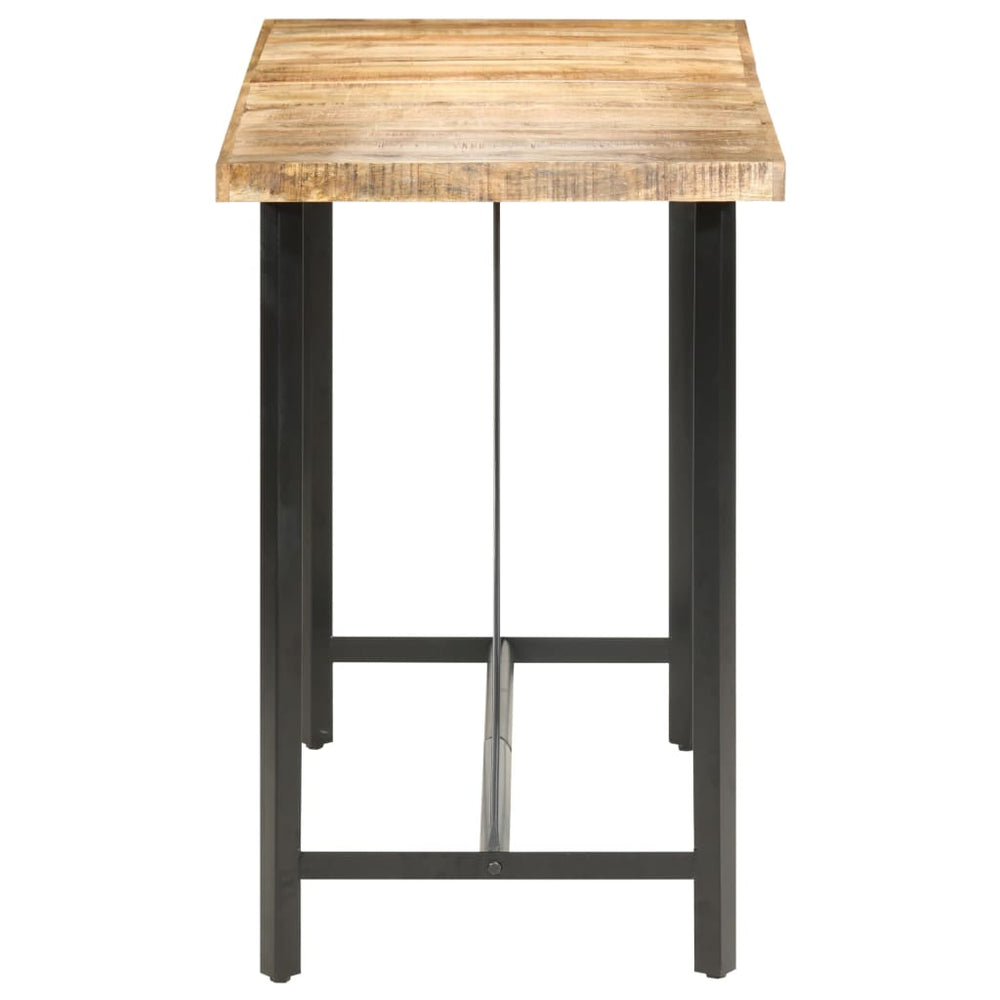 Bar table, 150x70x107cm, rough mango wood
