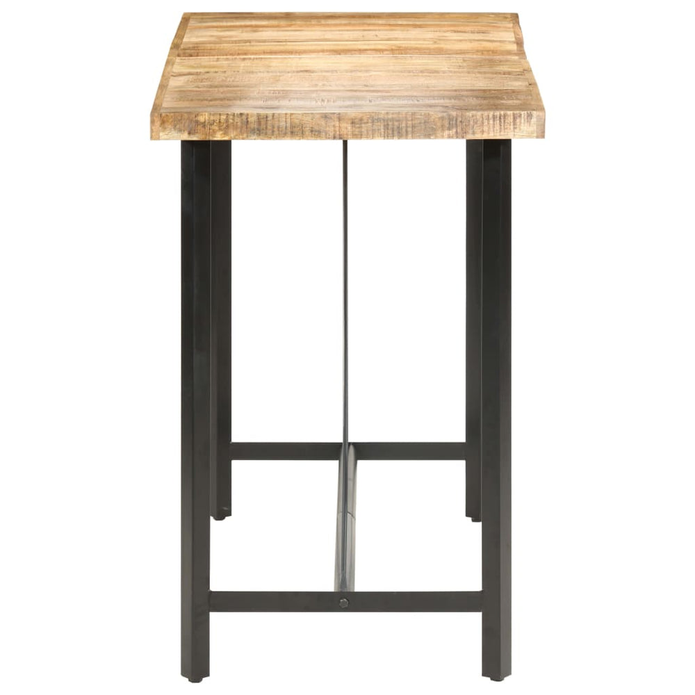 Bar table, 180x70x107cm, rough mango wood