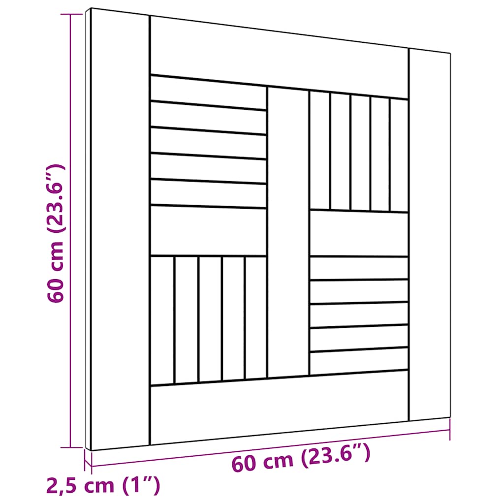 Stalviršis, 60x60x2,5cm, tikmedžio medienos masyvas