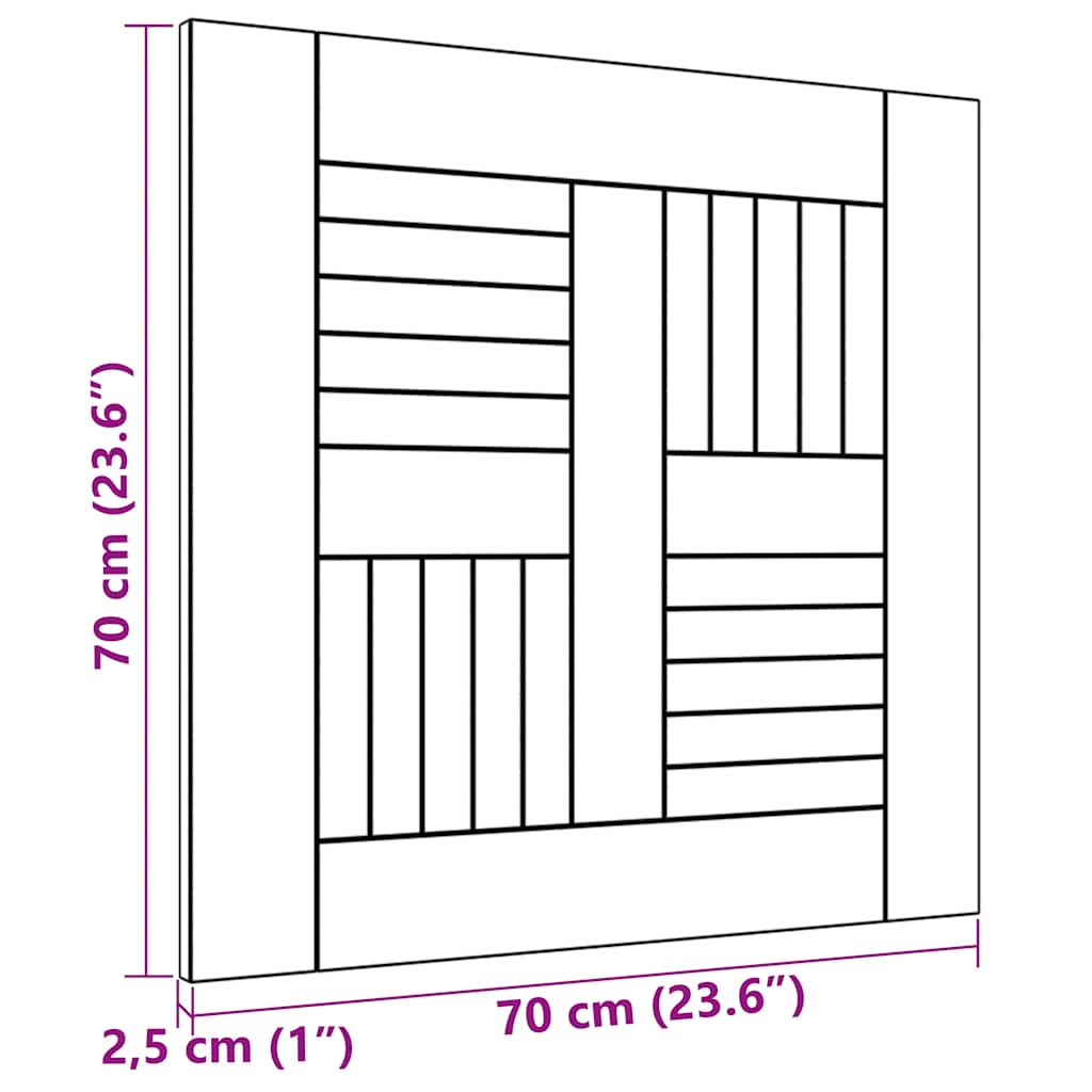 Stalviršis, 70x70x2,5cm, tikmedžio medienos masyvas