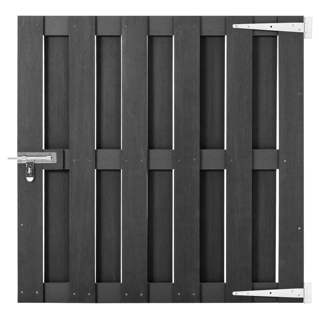 Garden gate, grey, 100x100cm, WPC