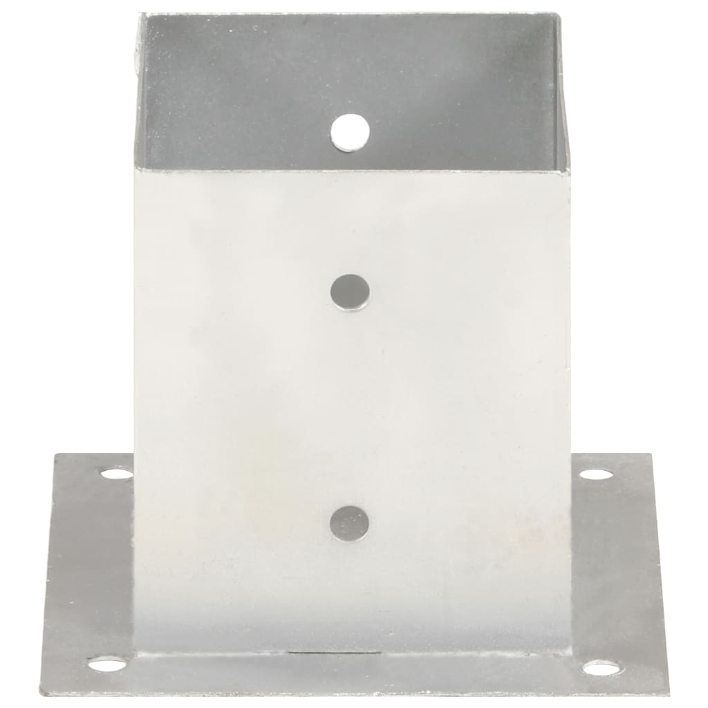 Stulpų pagrindai, 4vnt., galvanizuotas metalas, 121mm
