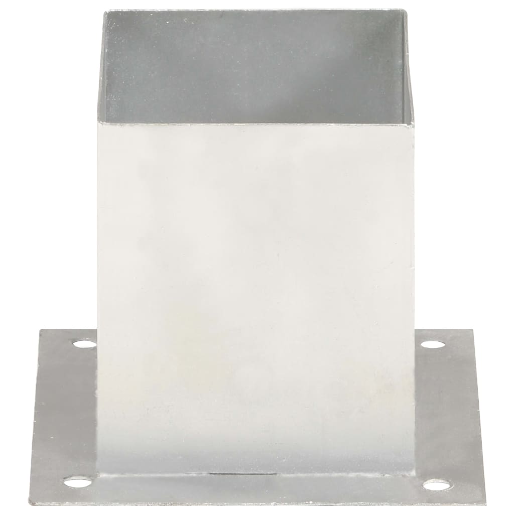 Stulpų pagrindai, 4vnt., galvanizuotas metalas, 121mm