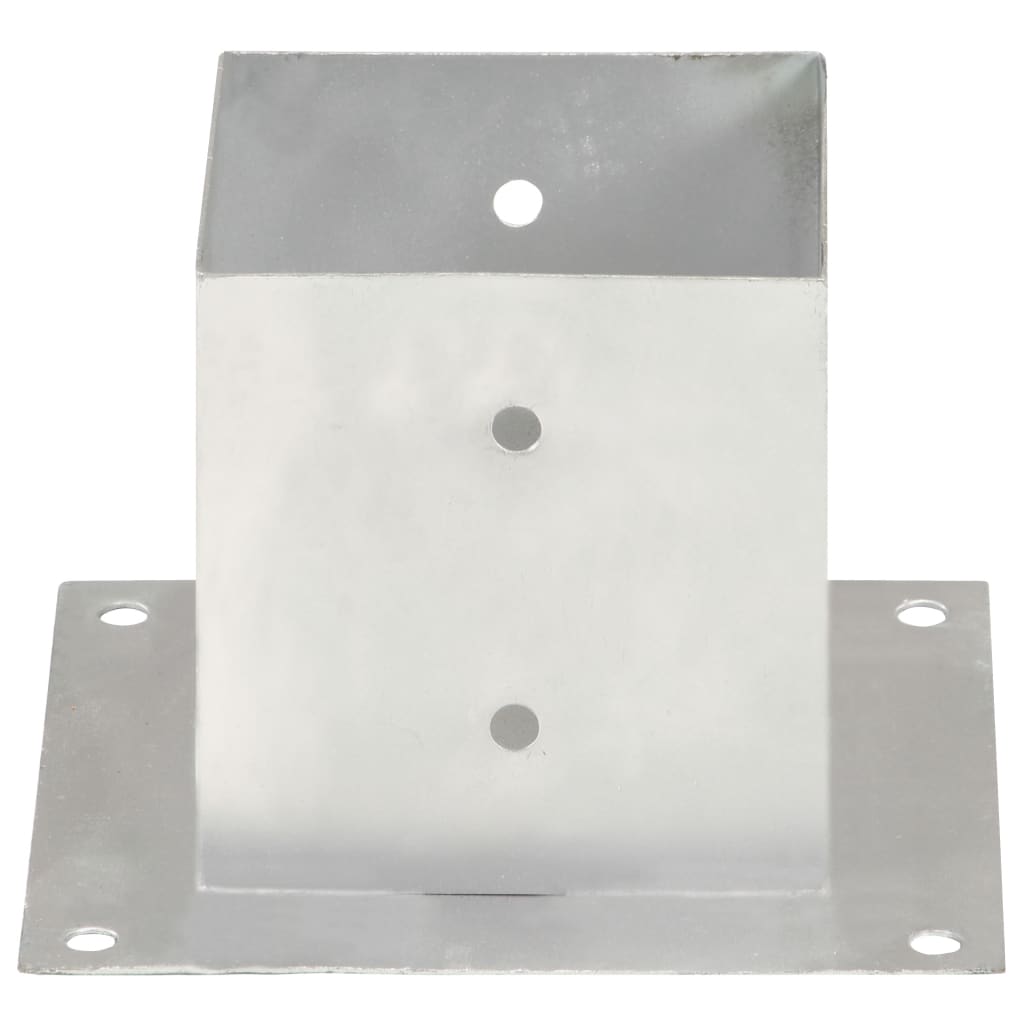 Post bases, 4 pcs, galvanized metal, 141mm