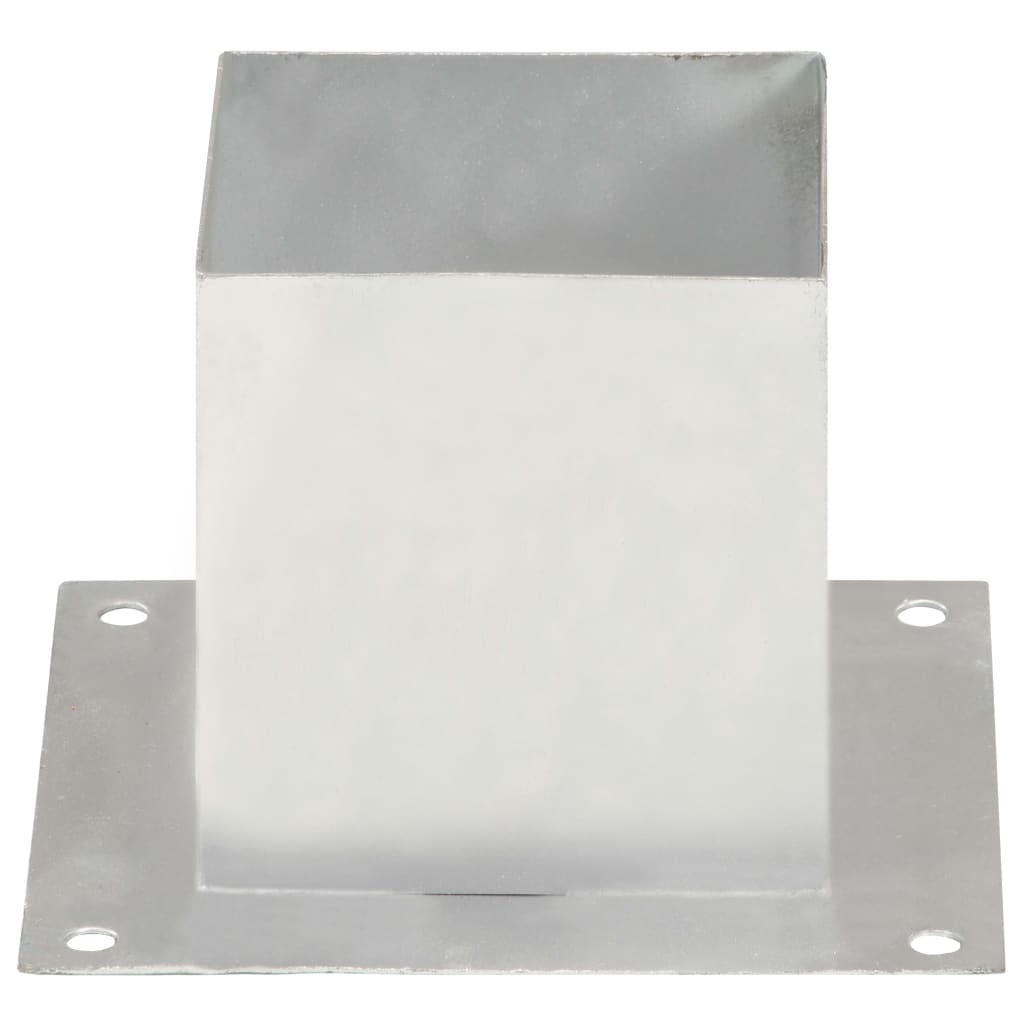Post bases, 4 pcs, galvanized metal, 141mm