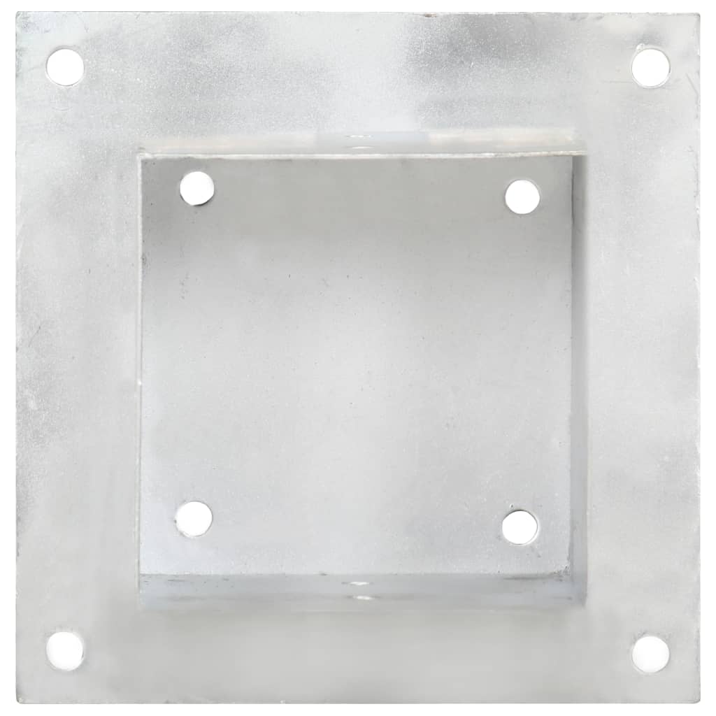 Post bases, 4 pcs, galvanized metal, 141mm