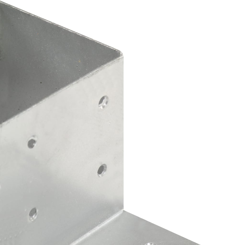 Post connectors, 4 pcs, 81x81mm, metal, L-shaped