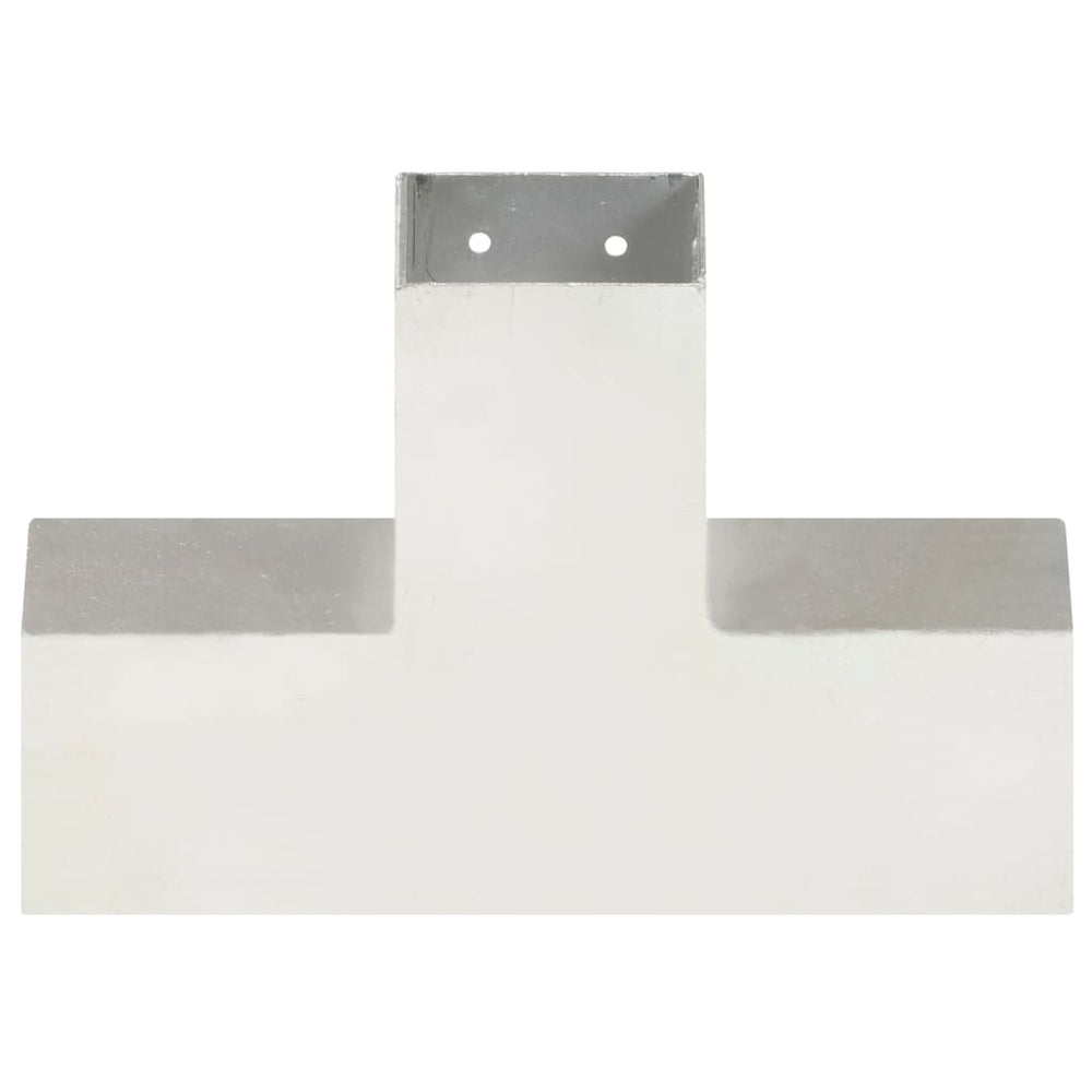 Stulpo sujungimas, 81x81mm, galvanizuotas metalas, X formos