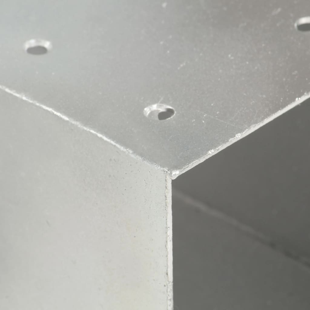 Stulpo sujungimas, 81x81mm, galvanizuotas metalas, X formos