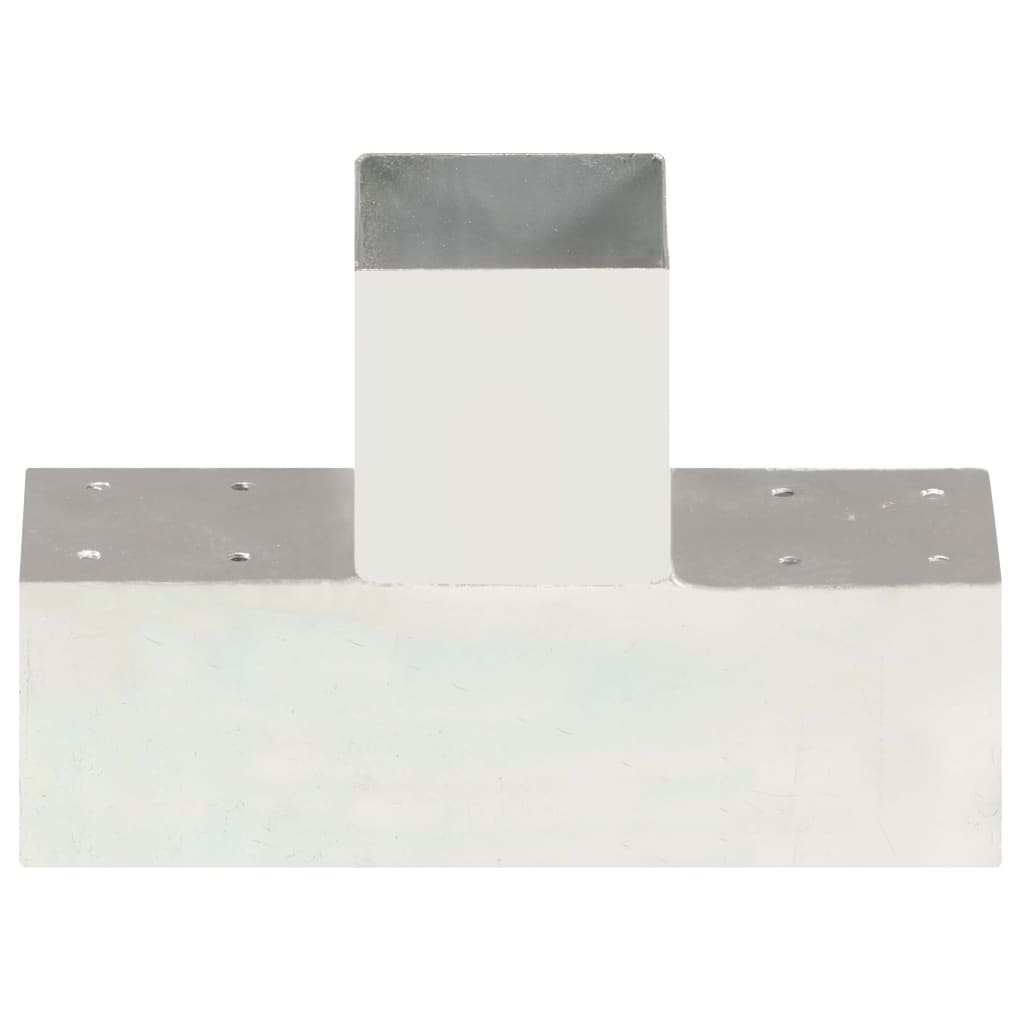 Post connectors, 4 pcs, 91x91mm, metal, T-shaped