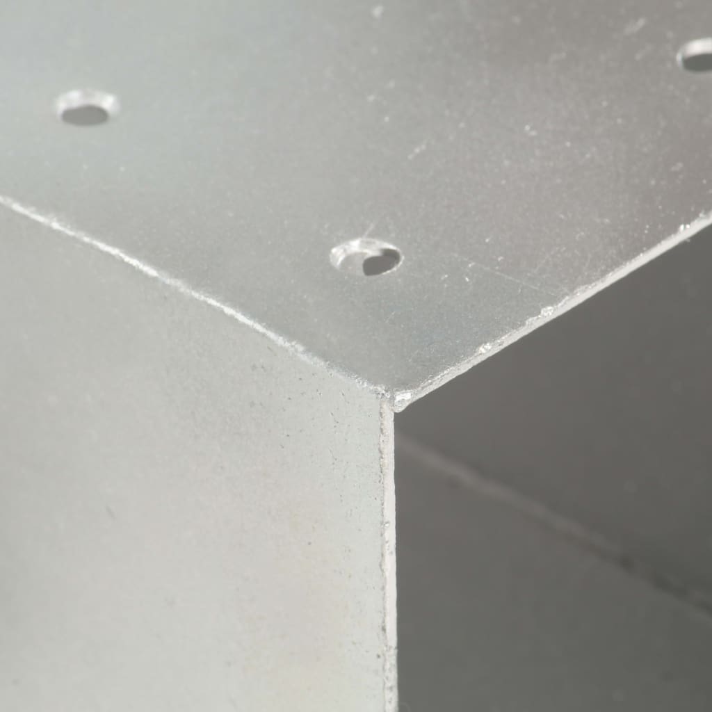 Stulpo sujungimas, 91x91mm, galvanizuotas metalas, X formos