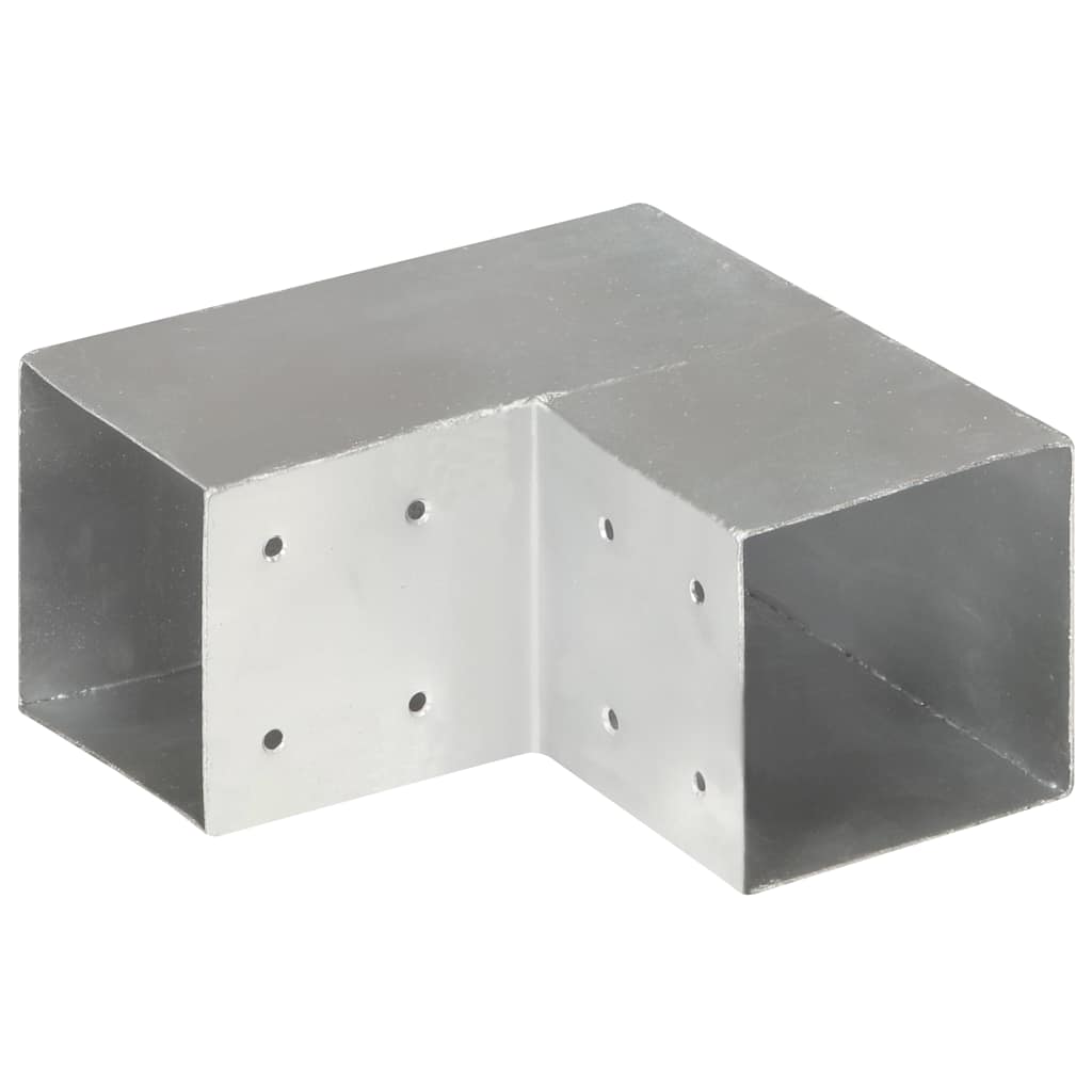 Stulpo sujungimas, 101x101mm, galvanizuotas metalas, L formos