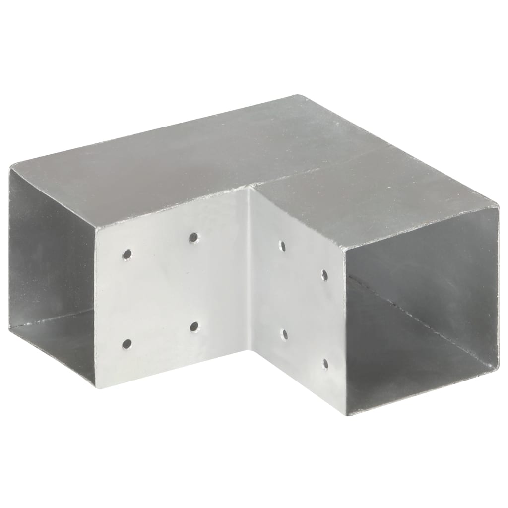 Stulpų sujungimai, 4vnt., 101x101mm, metalas, L formos
