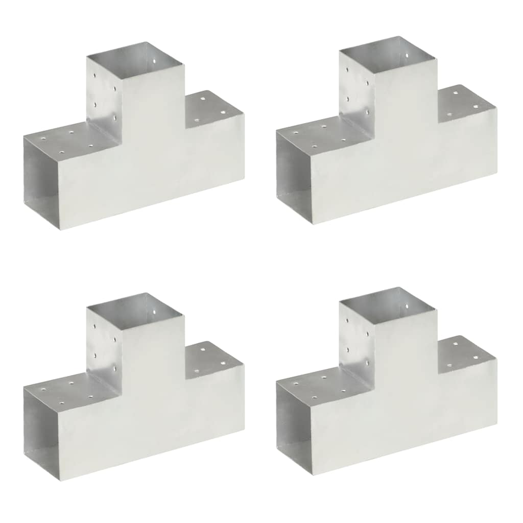 Stabu savienojumi, 4 gab., 101x101mm, metāls, T veida