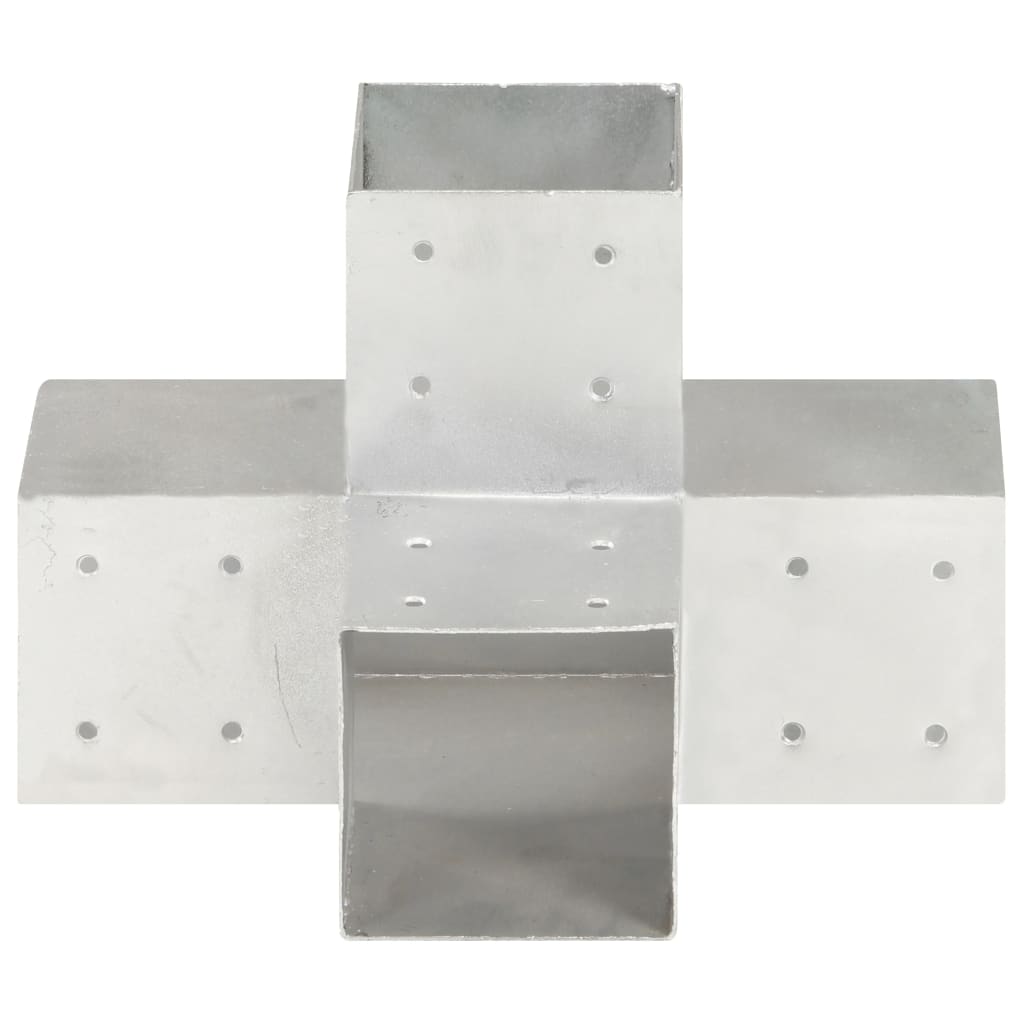 Stabu savienotājelementi, 4 gab., 101x101mm, metāla, X veida