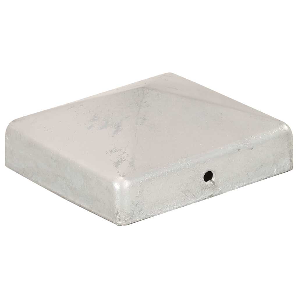 Tvoros stulpų dangteliai, 6vnt., 81x81mm, galvanizuotas metalas