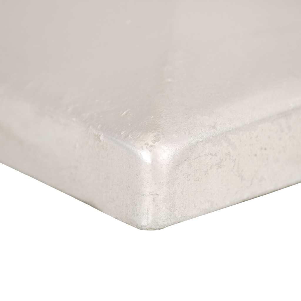 Tvoros stulpų dangteliai, 6vnt., 81x81mm, galvanizuotas metalas