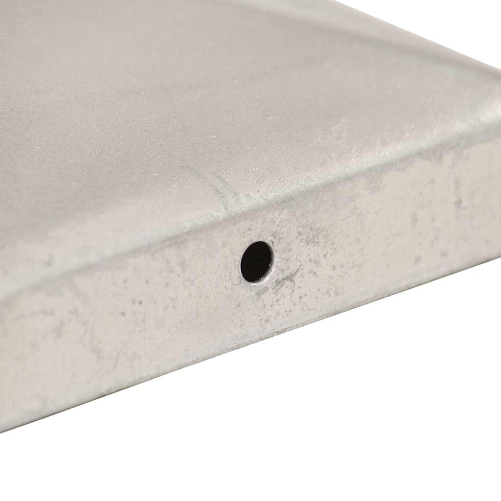 Tvoros stulpų dangteliai, 6vnt., 81x81mm, galvanizuotas metalas