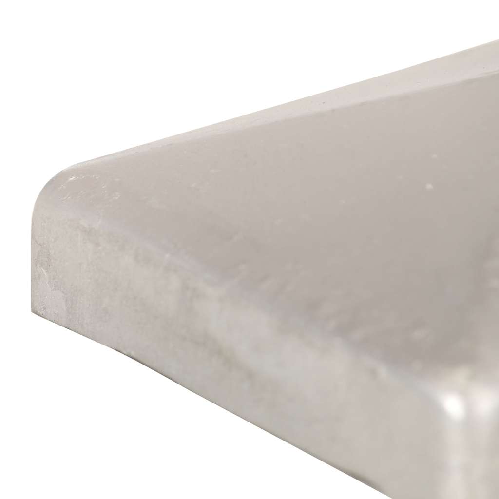 Tvoros stulpų dangteliai, 6vnt., 81x81mm, galvanizuotas metalas