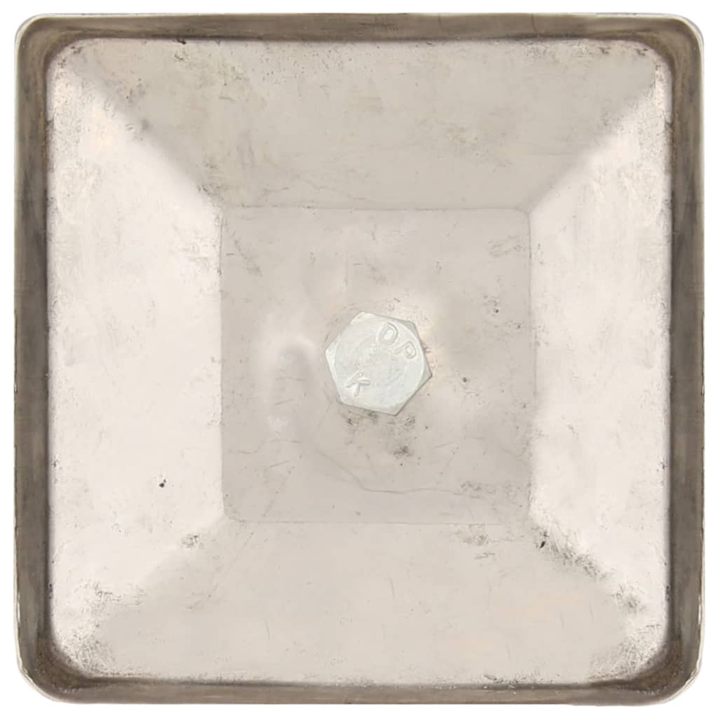 Post caps, 6 pcs., 91x91mm, stainless steel
