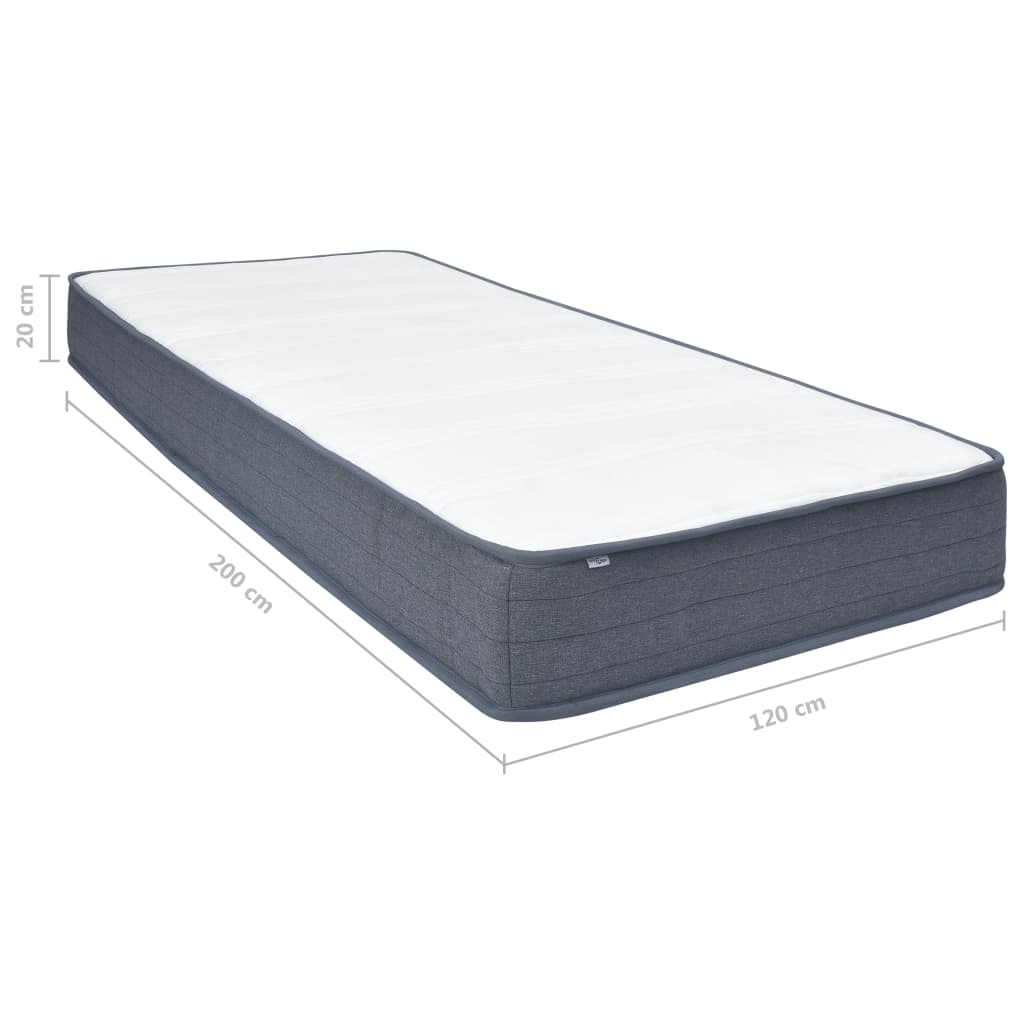 Spring mattress for bed, 200x120x20cm