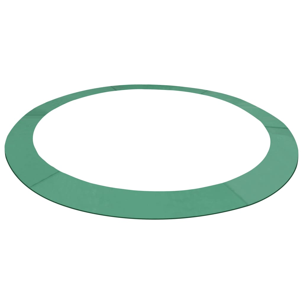 Protective trampoline frame cover, green, 14ft/4.26m