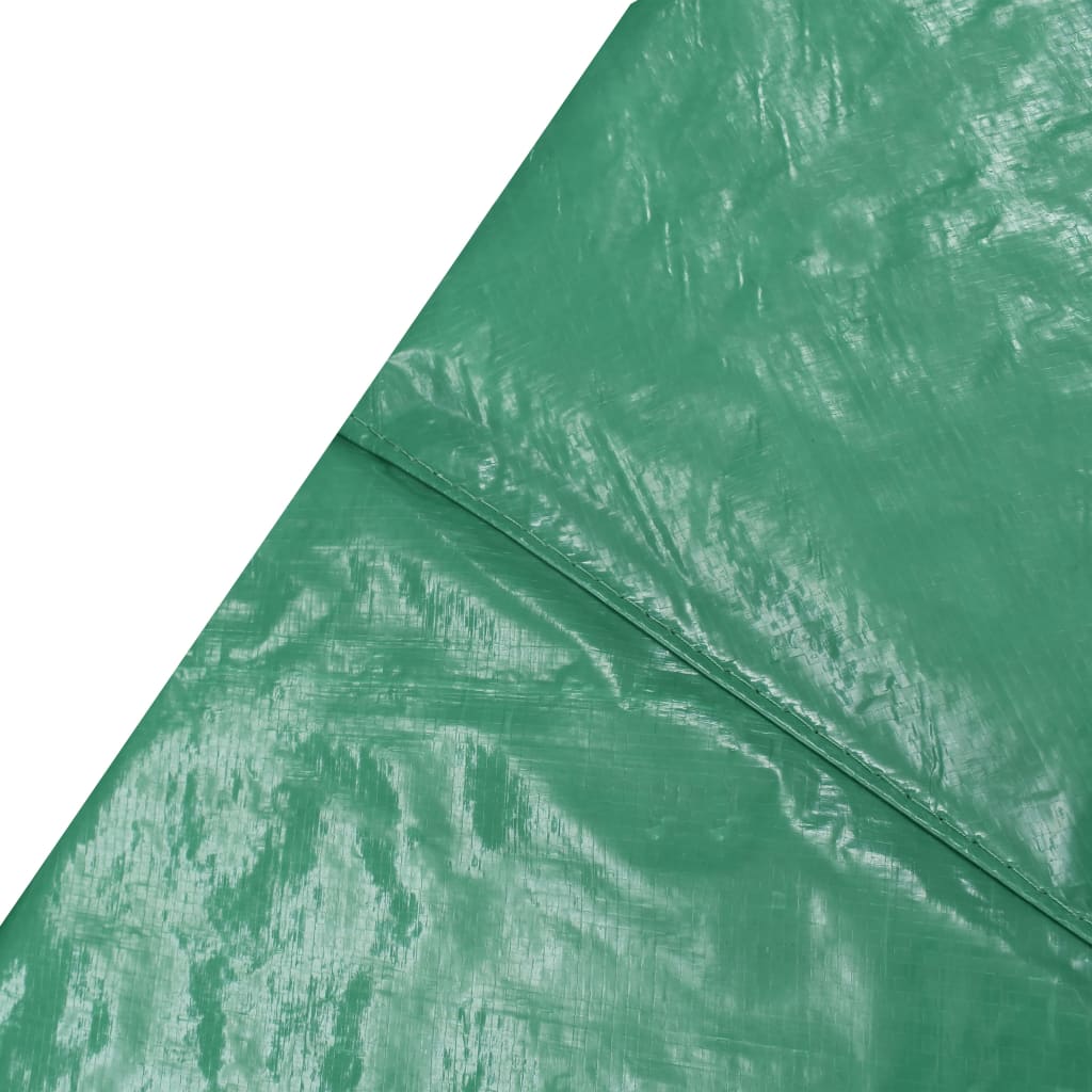 Protective trampoline frame cover, green, 14ft/4.26m